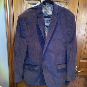 Ralph Lauren Men's Navy Blue Corduroy Blazer